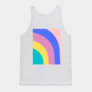 Boho positive vibe rainbow pattern Tank Top